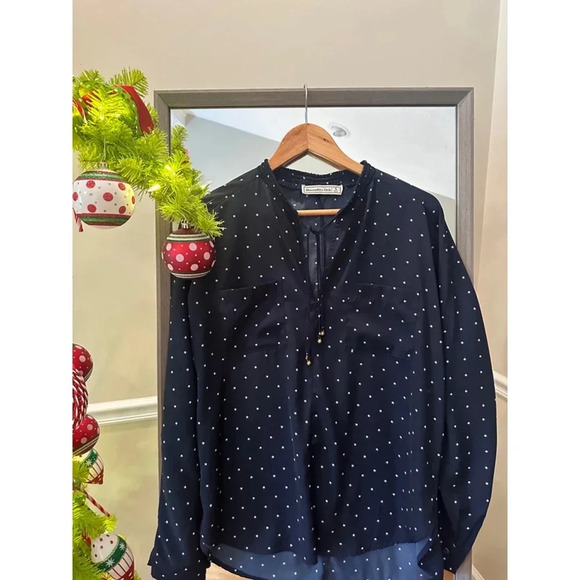 Women's Abercrombie & Fitch Blouse, S, Black - Picture 3 of 5